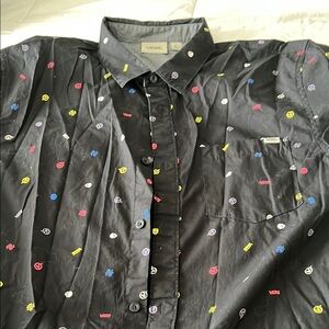 Vans Black Multicolor Men's Shirt